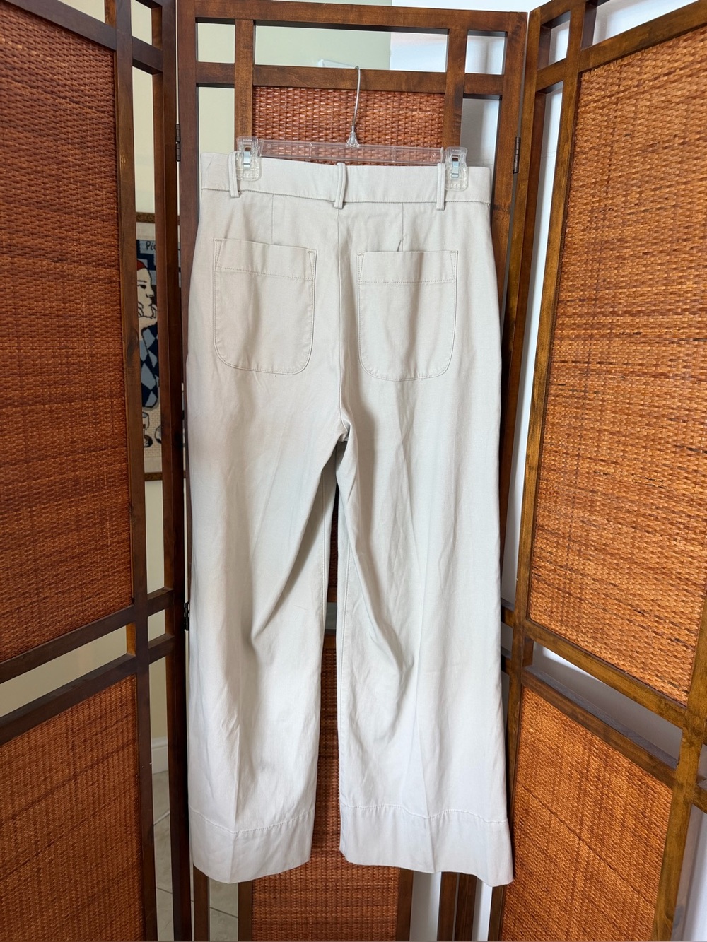 SPANX Wide Leg Pants in Light Beige - Picture 5 of 11